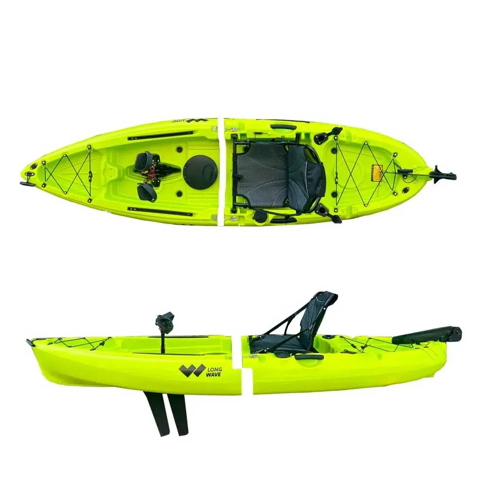 Купить Longwave LONGWAVE135 Модульный Каяк Samoa propel solo Желтый 430 x 78 cm 7ft.ru в интернет магазине Семь Футов