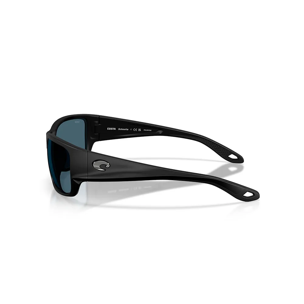 Купить Costa 06s9132-91320156 поляризованные солнцезащитные очки Schoolie Matte Black 013 20x10x10 Gray 580P/CAT3 7ft.ru в интернет магазине Семь Футов