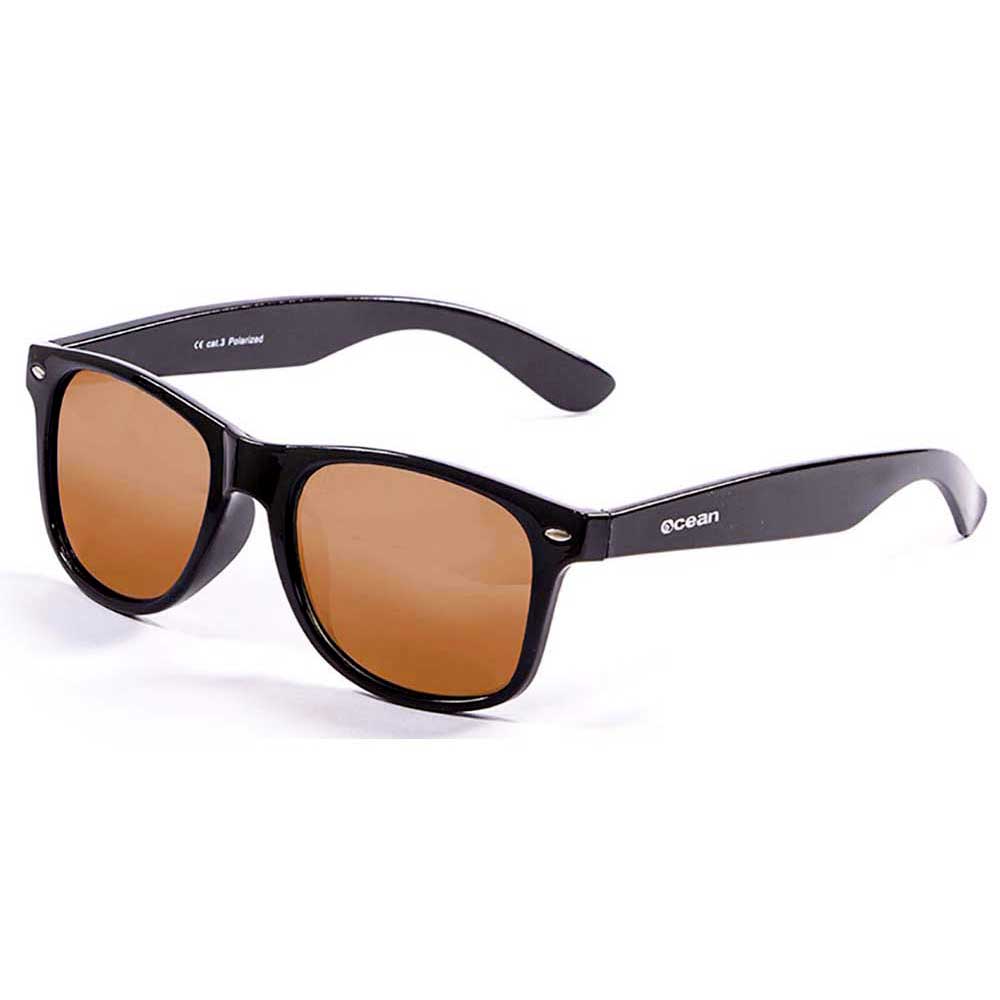 Купить Ocean sunglasses 18202.2 поляризованные солнцезащитные очки Beach Shiny Black / Red 7ft.ru в интернет магазине Семь Футов