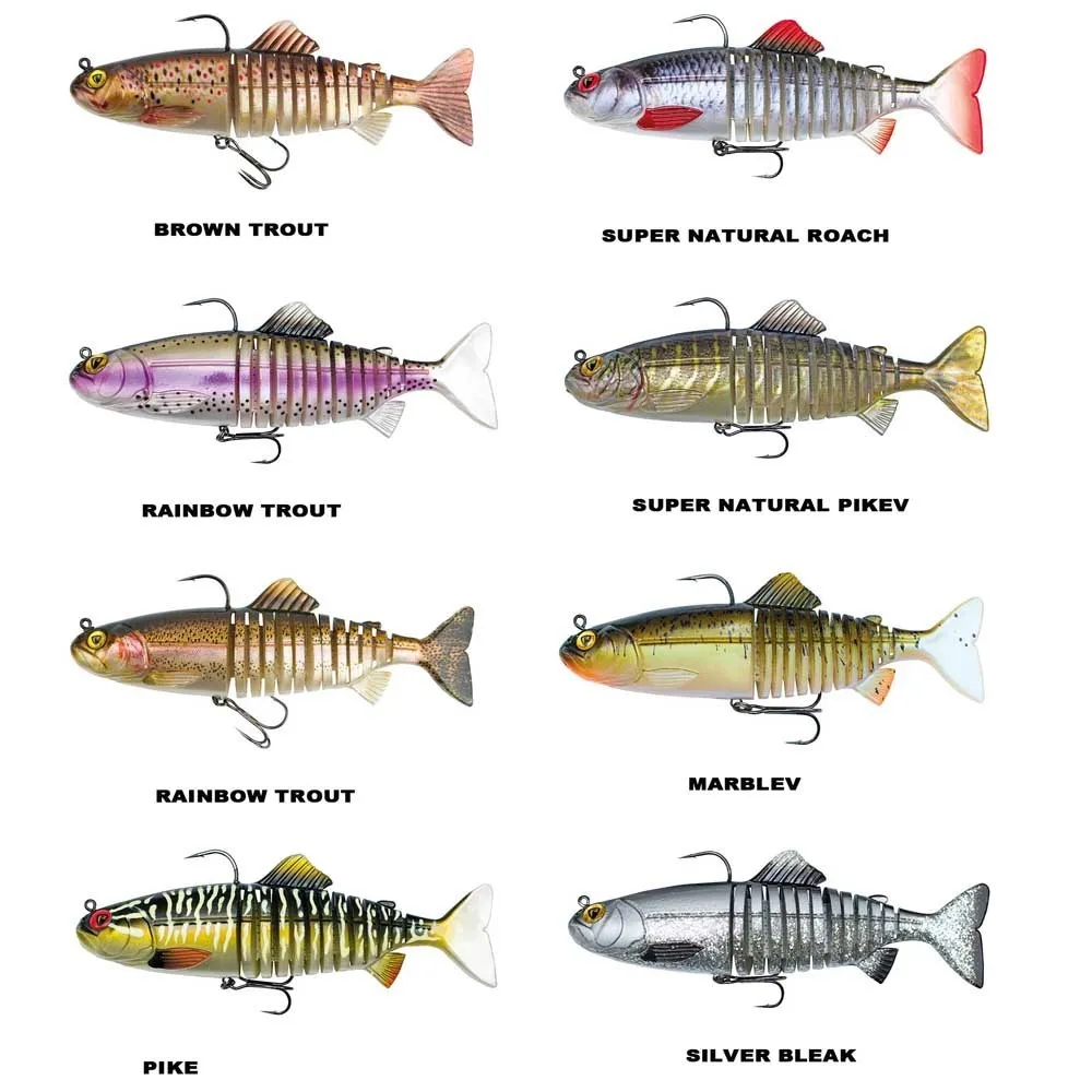 Купить Fox rage NRE403-UNIT Мягкий приманка Replicant Jointed 120g 200 mm Golden Prey 7ft.ru в интернет магазине Семь Футов