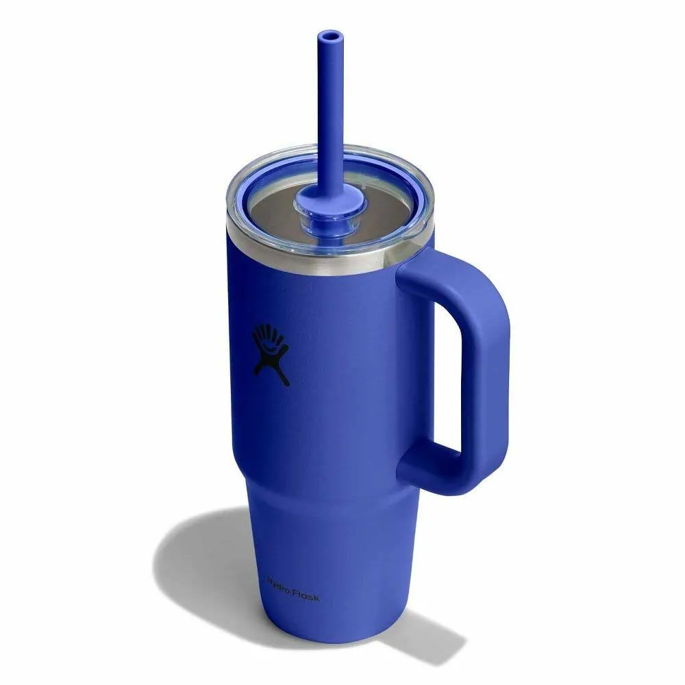 Купить Hydro flask tt24pscc382 термокружка Travel Tumbler Clear-24 Oz Capri Blue 20x10x10 7ft.ru в интернет магазине Семь Футов