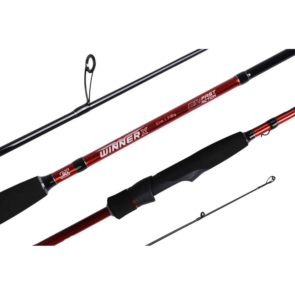 Купить Maximus rods mjsswx27m Удочка для джиггинга Winner X Black / Red 140x10x10 2.7 m 7ft.ru в интернет магазине Семь Футов