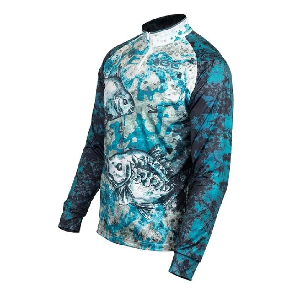 Купить Golden catch 2639074 Свитшот с УФ-защитой Fire Carp Bream CM105 White / Blue / Grey / Black 30x25x5 2XL 7ft.ru в интернет магазине Семь Футов