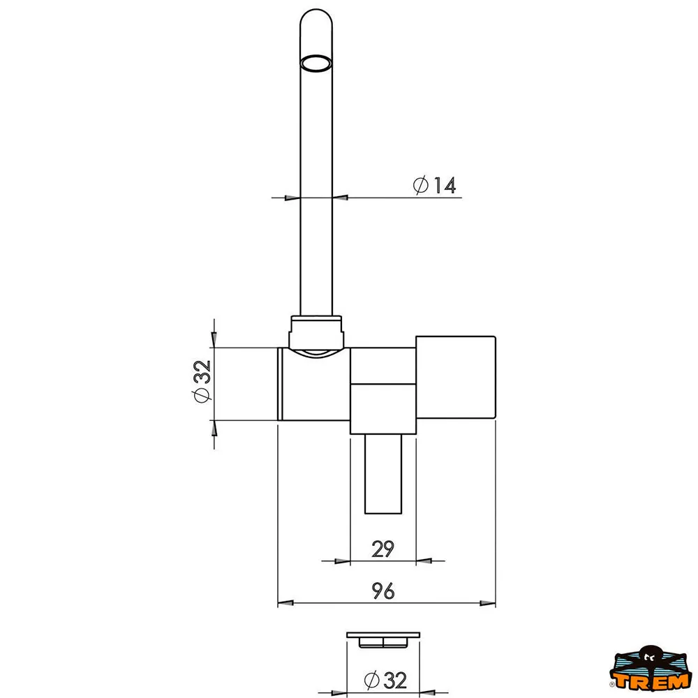 Купить Oem marine e10176 Выдвижной водопроводный кран 3/8 дюйма Silver 26x24x8 7ft.ru в интернет магазине Семь Футов
