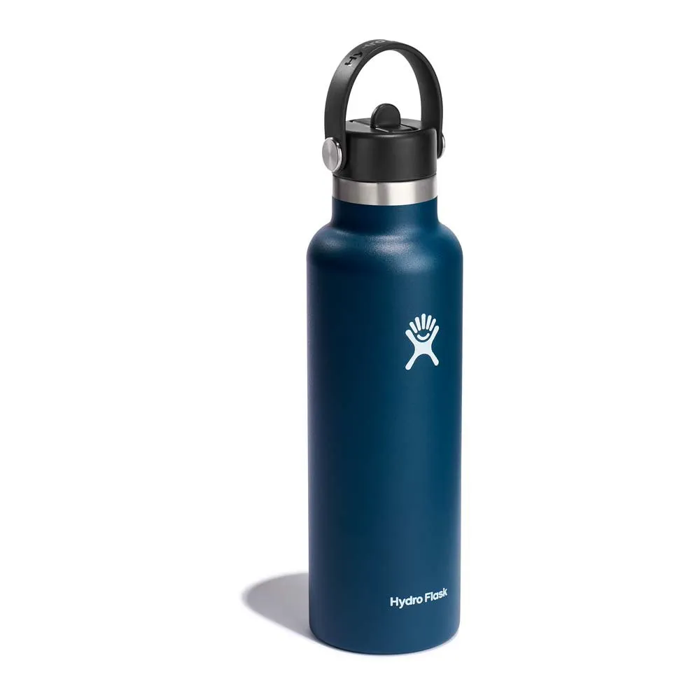 Купить Hydro flask S21FS464 622ml Стандарт гибкий Солома Крышка Термо Голубой Indigo 7ft.ru в интернет магазине Семь Футов