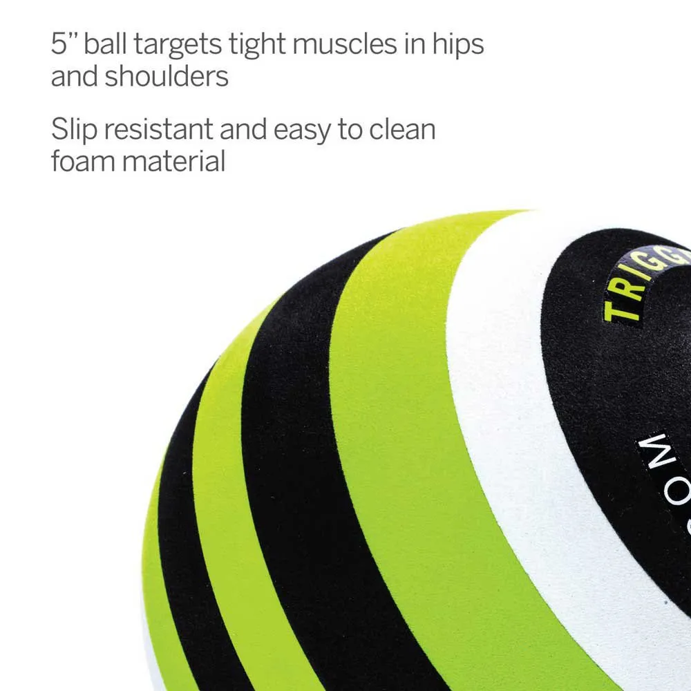 Купить Triggerpoint 350075-mb5-5.0inchmassageball-green/black/white массажный мяч MB5 Lime / White / Black 12x12x12 12 cm 7ft.ru в интернет магазине Семь Футов
