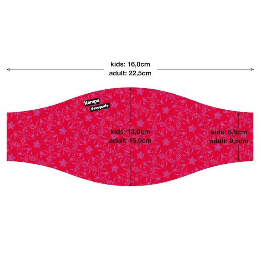 Купить Kempa 200111301-nosize защитная маска Standard Red / Magenta 10x10x1 7ft.ru в интернет магазине Семь Футов