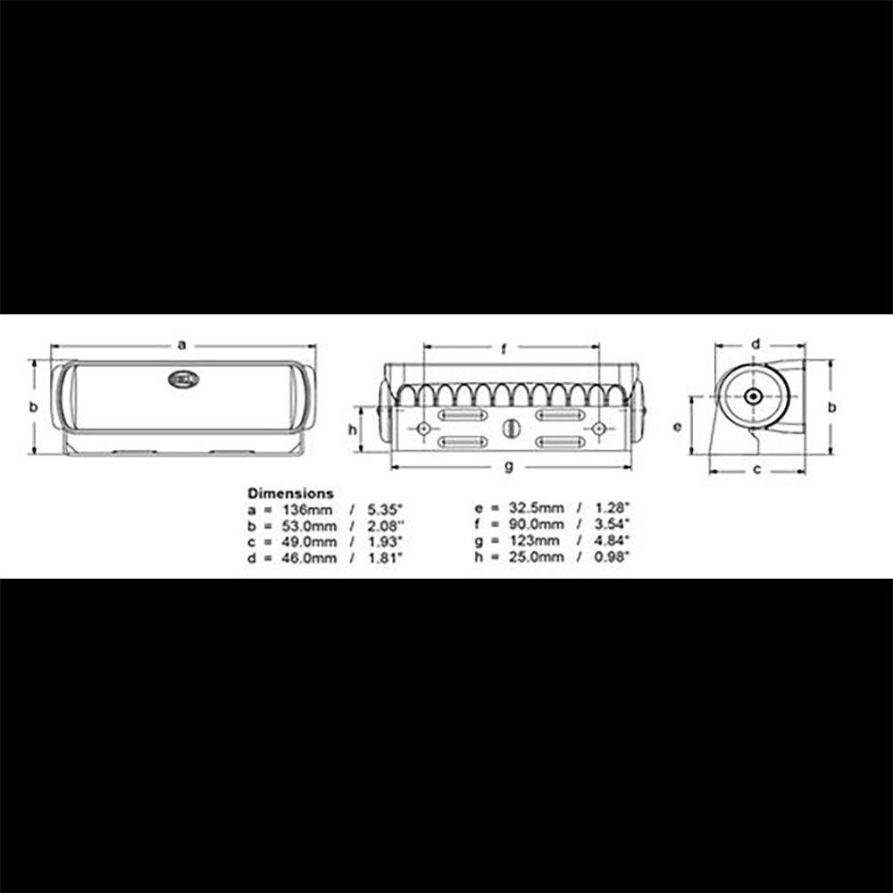 Купить Hella marine 2LT 980 740-011 Hawk XLR Белый светодиодный свет White 7ft.ru в интернет магазине Семь Футов