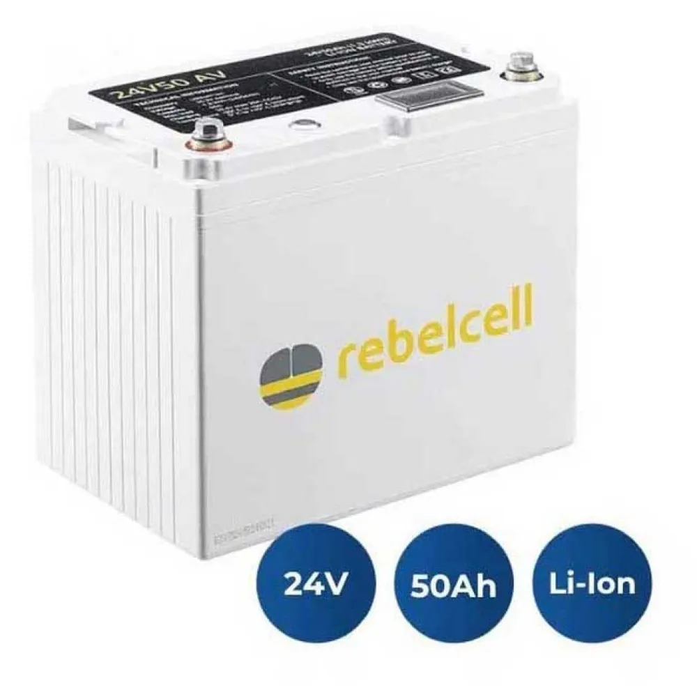 Купить Rebelcell nbr-009 Литий-ионный аккумулятор 24V50 1.25Kwh White 26x17x21 7ft.ru в интернет магазине Семь Футов
