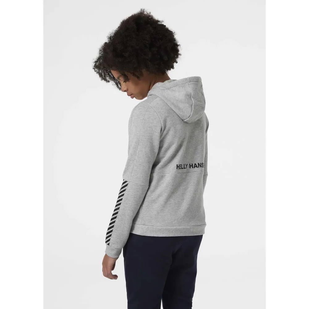 Купить Helly hansen 41629_949-8 Толстовка с капюшоном Active Grey Melang 40x30x15 7-8 Years 7ft.ru в интернет магазине Семь Футов