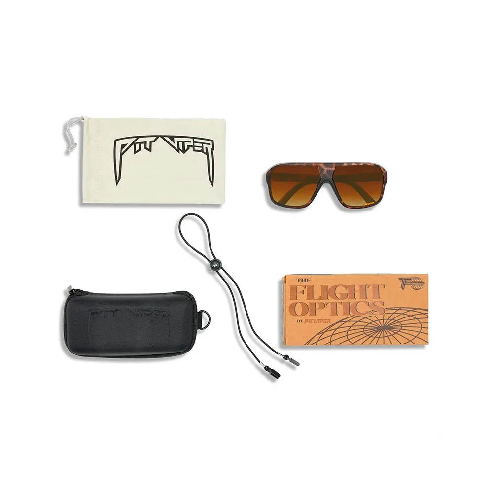 Купить Pit viper E-OP-TURTLES-PCA-FD Солнцезащитные очки The landlocked flight optics Brown Fade 7ft.ru в интернет магазине Семь Футов