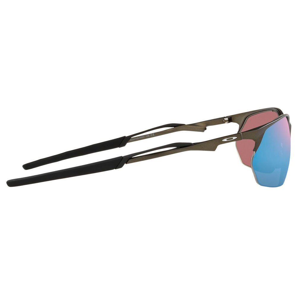 Купить Oakley OO4145-0660 Wire Tap 2.0 Prizm Глубоководные поляризованные солнцезащитные очки Satin Lead Prizm Deep Water Polarized/CAT3 7ft.ru в интернет магазине Семь Футов