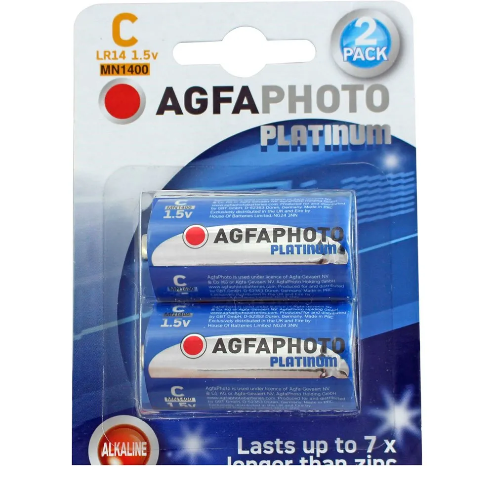 Купить Agfa 70104 Baby C LR 14 Аккумуляторы  Silver 7ft.ru в интернет магазине Семь Футов