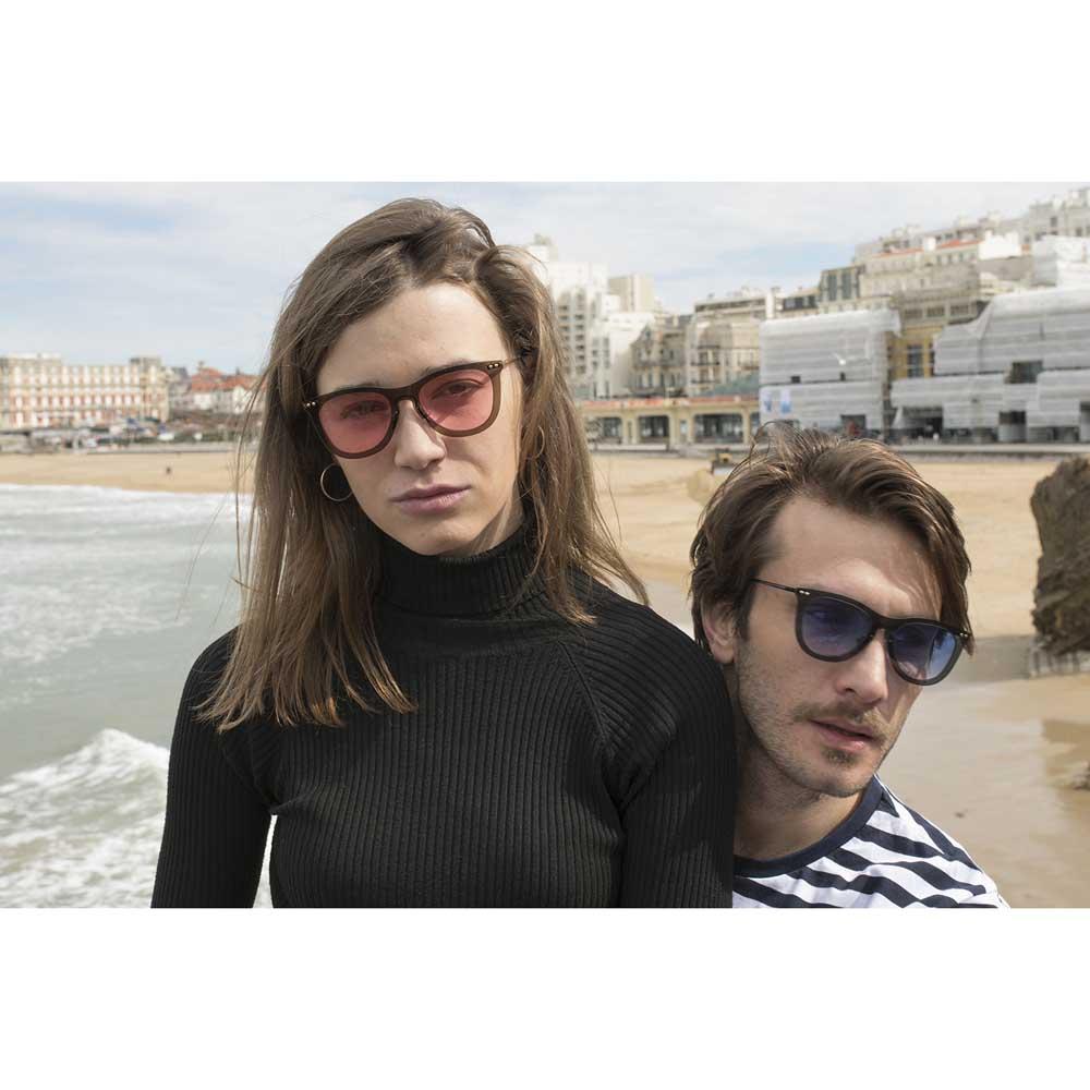 Купить Ocean sunglasses 23.18 поляризованные солнцезащитные очки Genova Transparent Gradient Blue Transparent Black / Metal Black Temple/CAT2 7ft.ru в интернет магазине Семь Футов