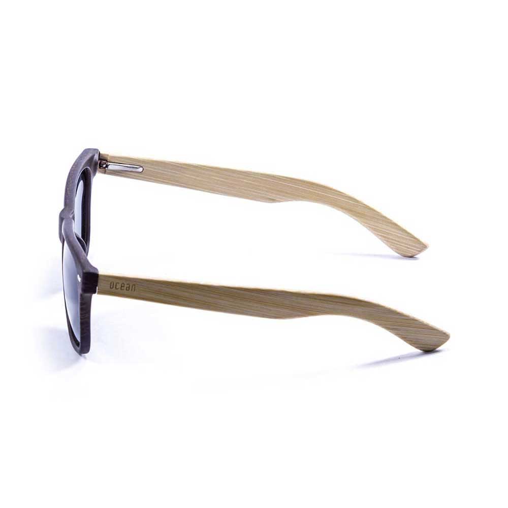 Купить Ocean sunglasses 50001.2 Деревянные поляризованные солнцезащитные очки Beach Brown Dark / Blue 7ft.ru в интернет магазине Семь Футов
