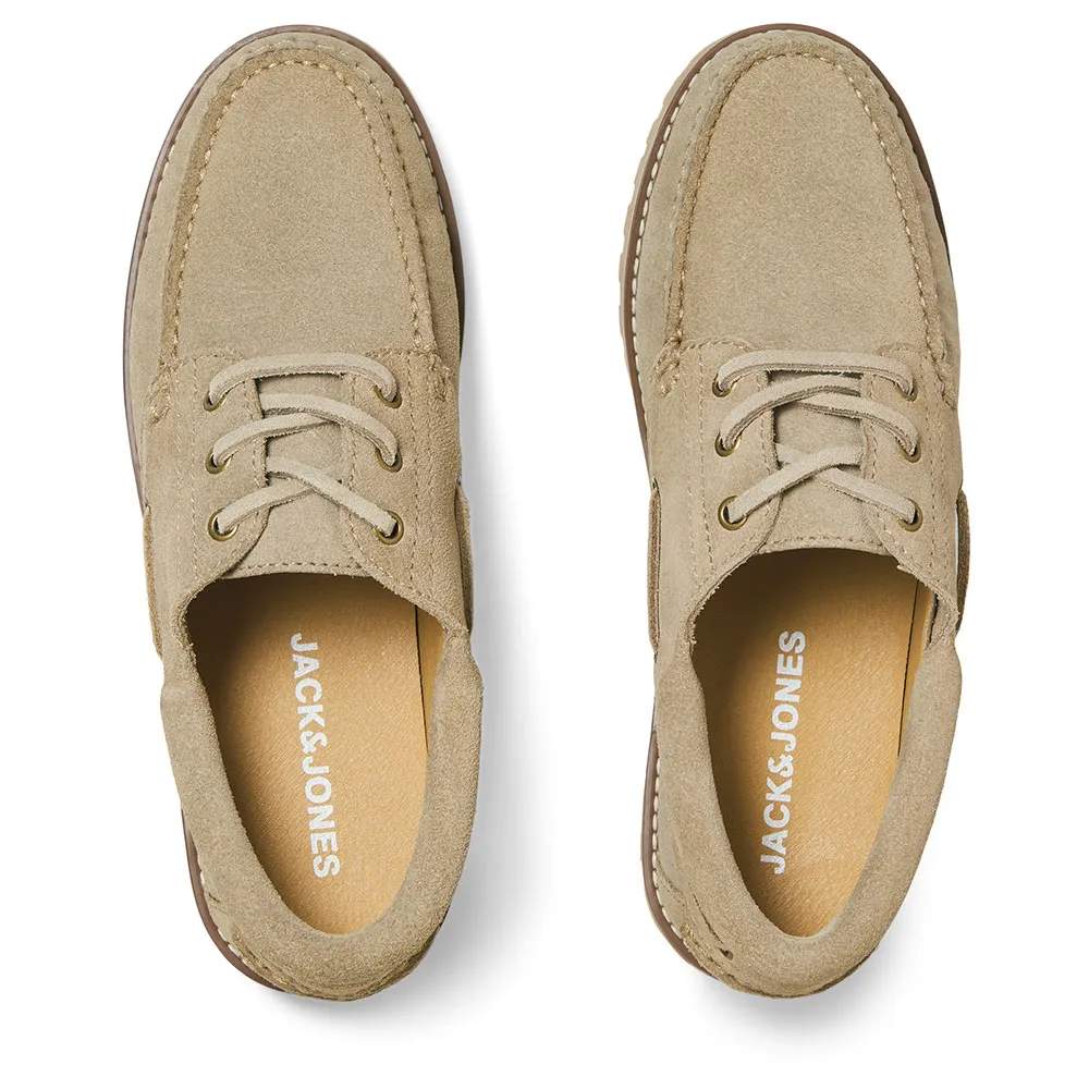 Купить Jack & jones 12285236-plazataupe-41 Палубные туфли Brooklyn Suede Plaza Taupe 35x25x15 EU 41 7ft.ru в интернет магазине Семь Футов