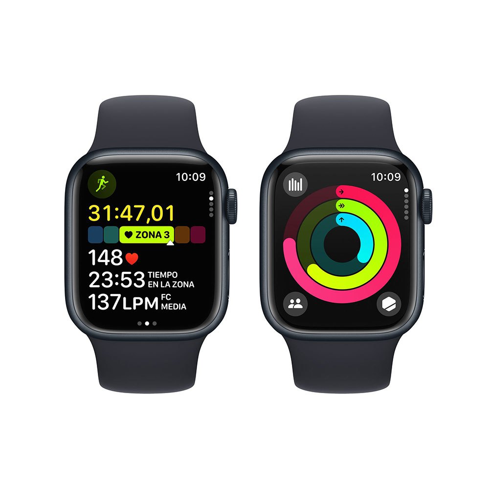 Купить Apple MR993QL/A Watch Series 9 GPS Sport 45 Mm Черный  Midnight S-M 7ft.ru в интернет магазине Семь Футов