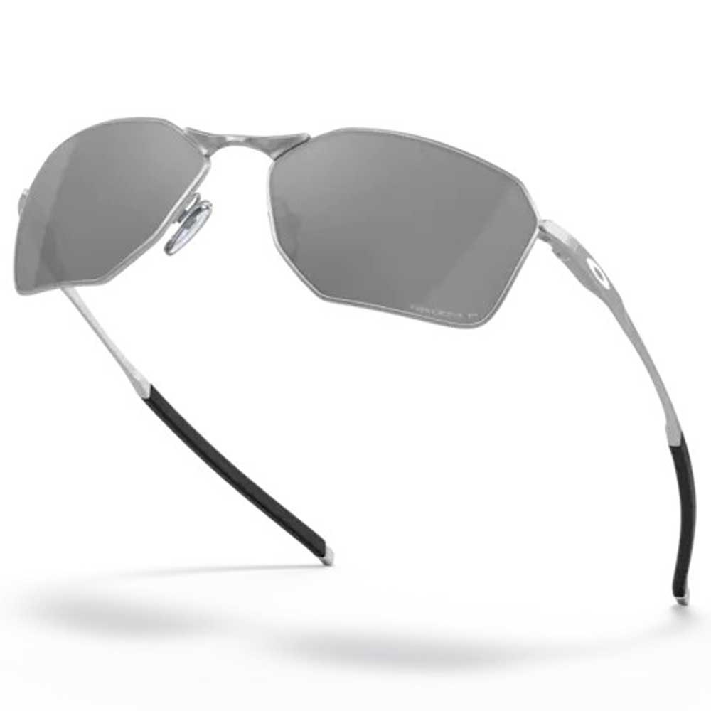 Купить Oakley OO6047-0358 Savitar Prizm Поляризованные солнцезащитные очки Satin Chrome Prizm Black Polarized/CAT3 7ft.ru в интернет магазине Семь Футов