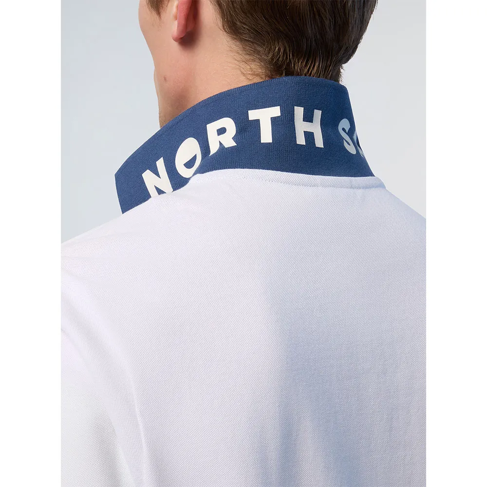 Купить North sails 692440-0101-M Поло с короткими рукавами Logo 692440 Коричневый White M 7ft.ru в интернет магазине Семь Футов
