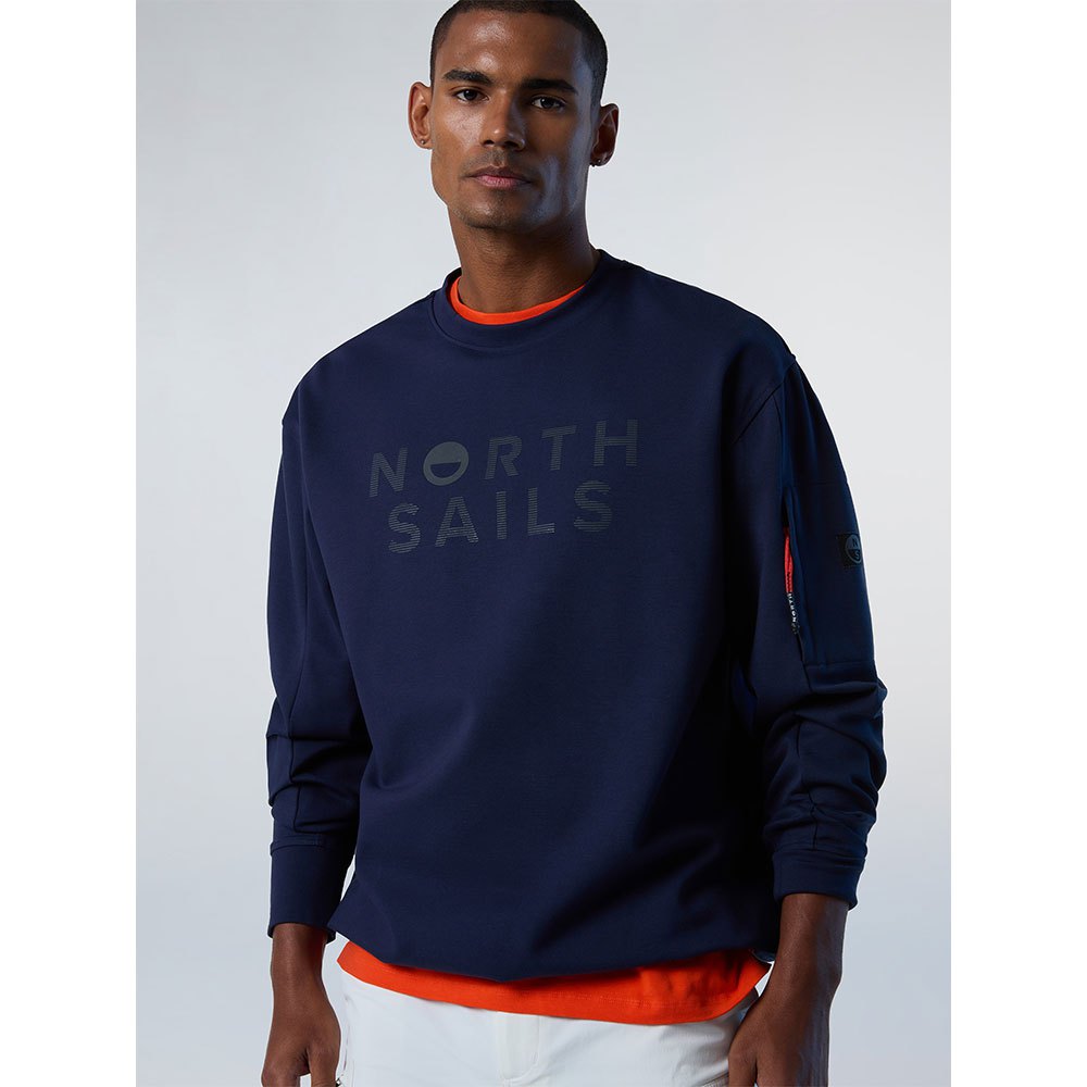 Купить North sails 691229-0802-XXL Свитер Свитер Interlock Голубой Navy Blue 2XL 7ft.ru в интернет магазине Семь Футов