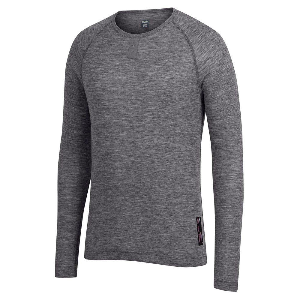 Купить Rapha BLS02LSGRYLRG Базовый слой с длинным рукавом Merino Серый Grey L 7ft.ru в интернет магазине Семь Футов