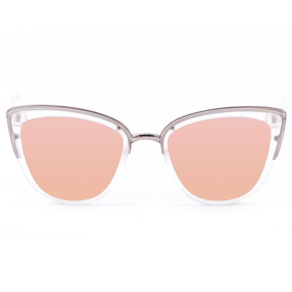 Купить Ocean sunglasses 18113.4 Солнцезащитные очки Cat Eye Transp Frosted/Silver Pink Flat/CAT2 7ft.ru в интернет магазине Семь Футов