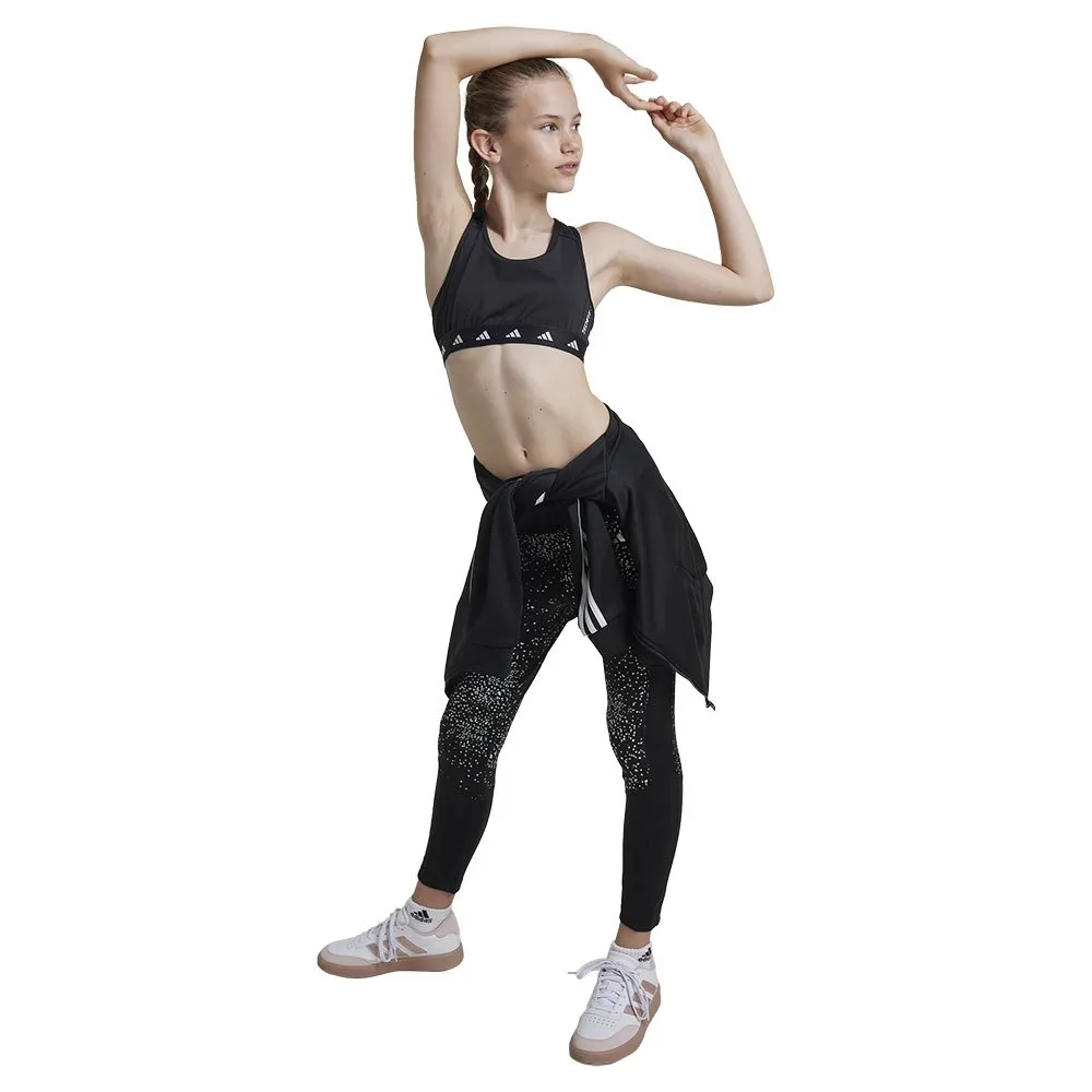 Купить adidas iy0105/128 Спортивный бюстгальтер Techfit Power React junior Black / Carbon / White 30x20x5 7-8 Years 7ft.ru в интернет магазине Семь Футов