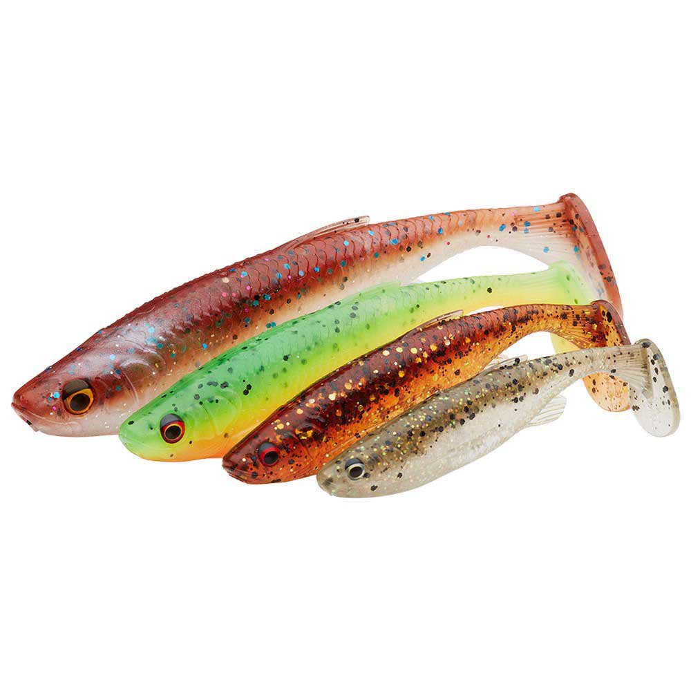 Купить Savage gear SVS76965 Fat Minnow T-Tail Мягкая приманка 7g 45 единицы Green Pearl Yellow 7ft.ru в интернет магазине Семь Футов