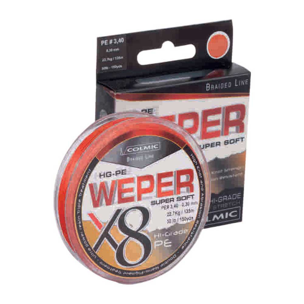 Купить Colmic NYWEX8565 Плетёная леска Weper X8 274 m  Orange 0.350 mm 7ft.ru в интернет магазине Семь Футов