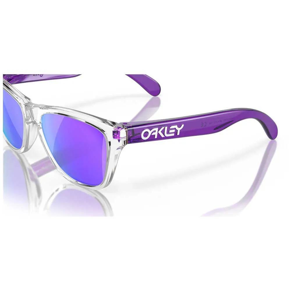 Купить Oakley oj9009-0348 Солнцезащитные очки Frogskins XXS Prizm Clear 25x12x10 Prizm Iridium Violet/CAT3 7ft.ru в интернет магазине Семь Футов