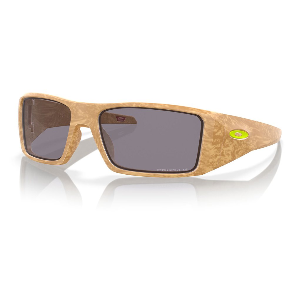 Купить Oakley OO9231-1761 поляризованные солнцезащитные очки Heliostat Matte Stone Desert Tan Prizm Grey Polarized/CAT3 7ft.ru в интернет магазине Семь Футов