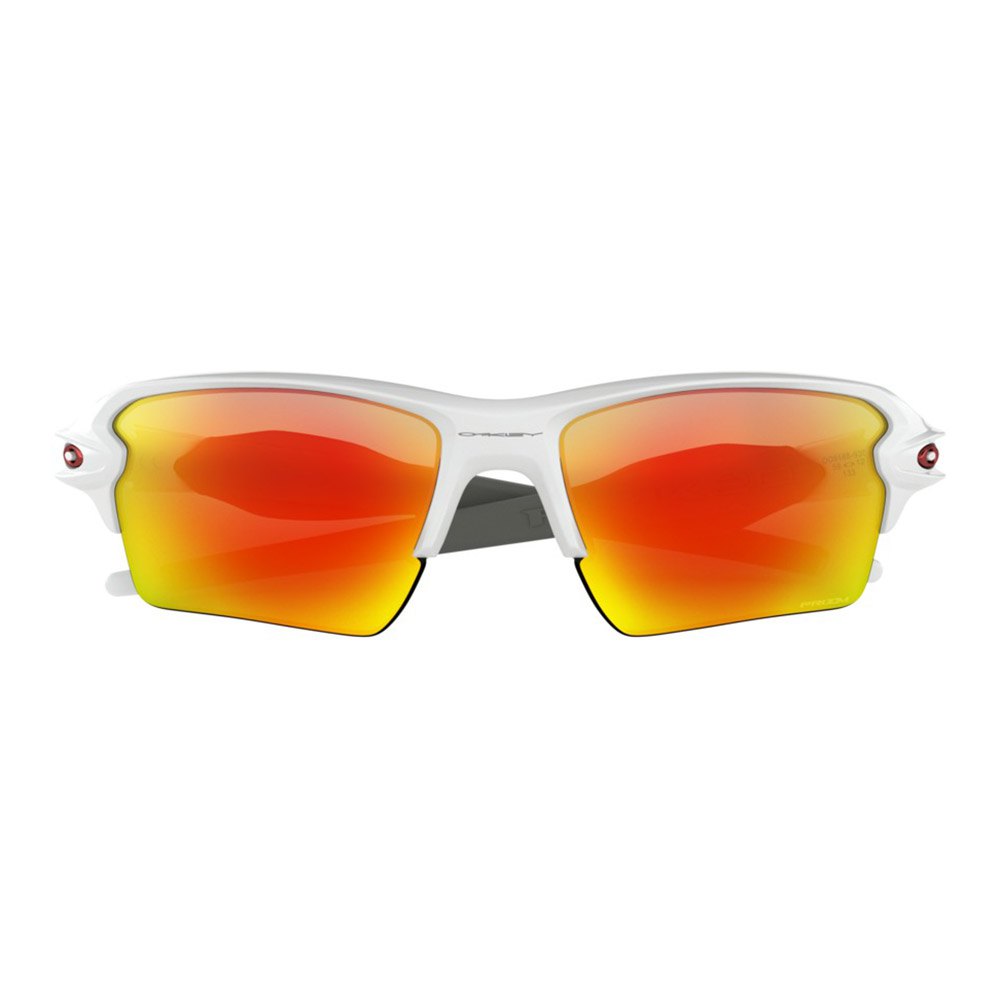 Купить Oakley OO9188-9359 Солнцезащитные очки Flak 2.0 XL Prizm Polished White Prizm Ruby/CAT3 7ft.ru в интернет магазине Семь Футов