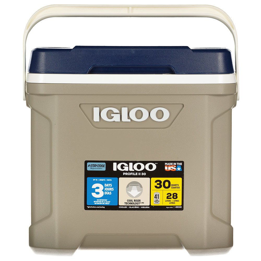 Купить Igloo coolers 50406 Sportsman Profile 30 28L Жесткий портативный кулер Grey 46 x 29 x 43 cm 7ft.ru в интернет магазине Семь Футов