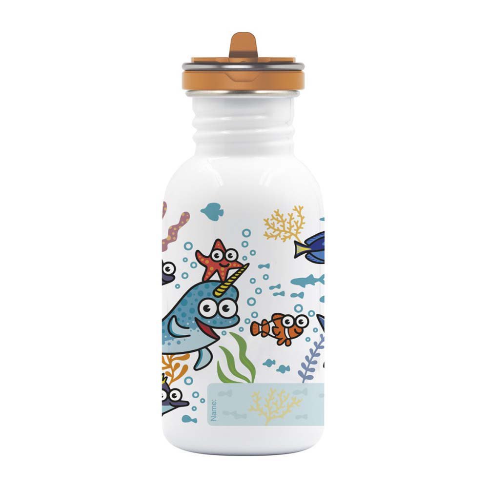 Купить Laken BSFSF Стальная крышка Sea Friends бутылка 500ml Бесцветный Multicolor 7ft.ru в интернет магазине Семь Футов