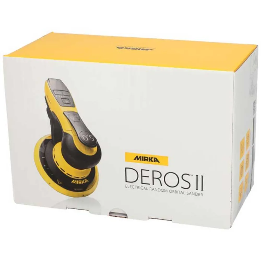 Купить Mirka 292005 Шлифовальная машина Deros II 150 mm Yellow / Black 28x20x14 7ft.ru в интернет магазине Семь Футов