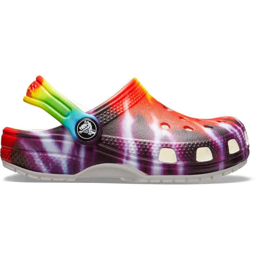 Купить Crocs 206994-90h-c8 Деревянные башмаки Classic Tie Dye Graphic Multi 35x25x15 EU 24 7ft.ru в интернет магазине Семь Футов