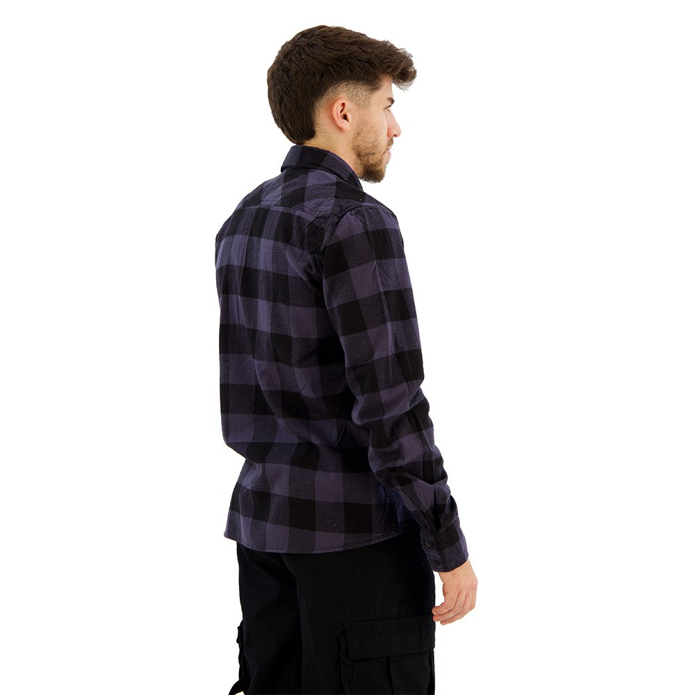 Купить Brandit 4002-28-6XL Рубашка с длинным рукавом Check Серый Black / Grey 6XL 7ft.ru в интернет магазине Семь Футов