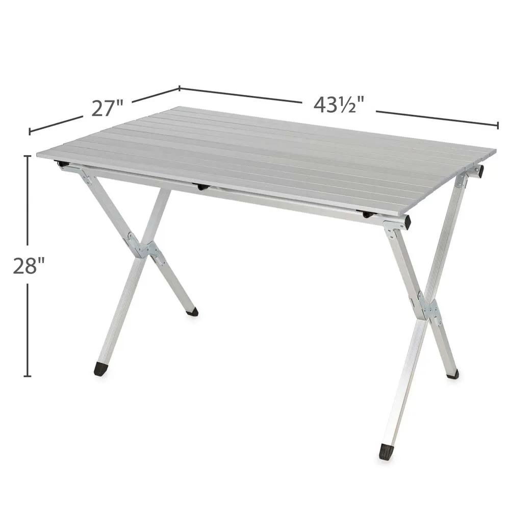 Купить Camco 17-51892 стол алюминий  Silver 109.22 x 68.58 x 71.12 cm 7ft.ru в интернет магазине Семь Футов
