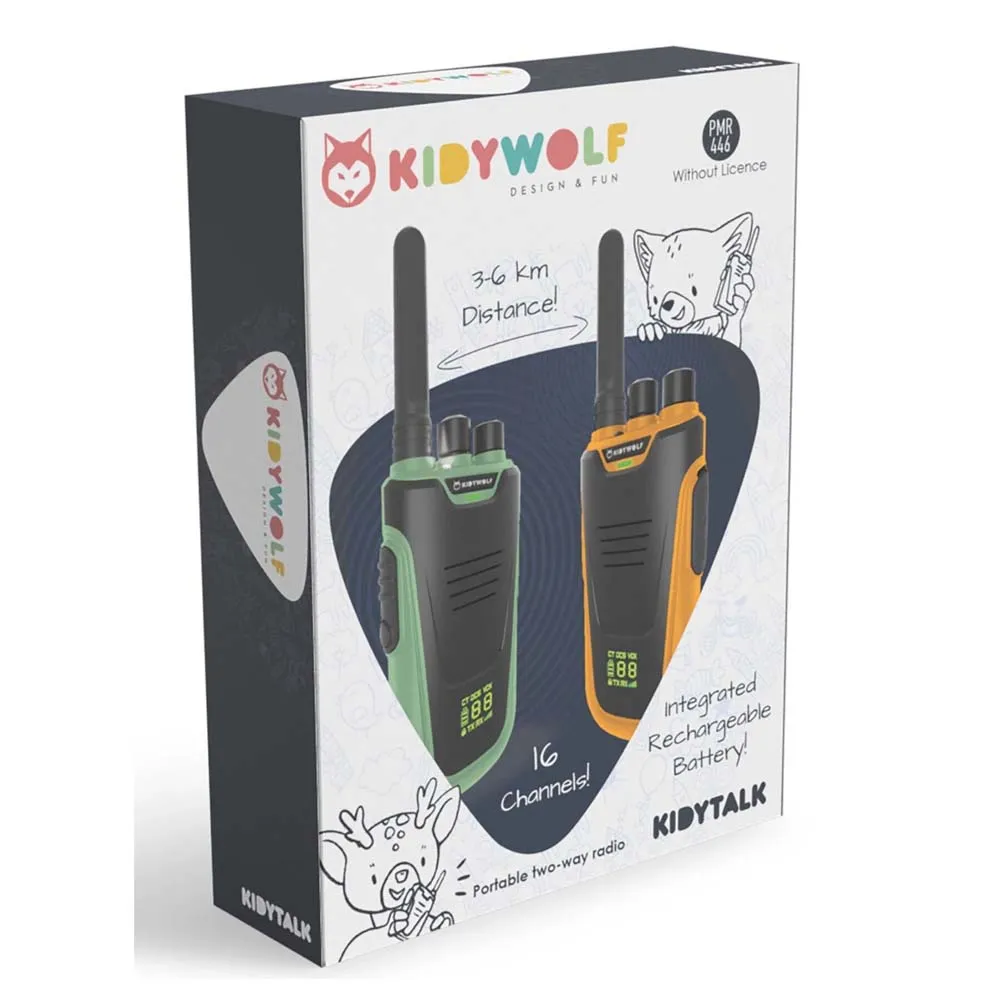Купить Kidywolf 418014 рация  Green / Orange 22x16x6 7ft.ru в интернет магазине Семь Футов