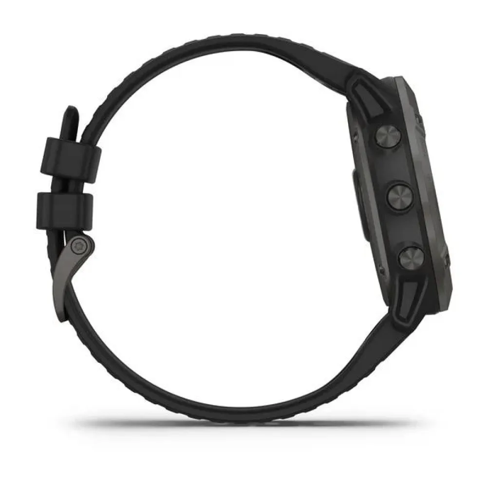 Купить Garmin R-11741851-010-02157-21 Часы Fenix 6X Pro Solar отремонтированы Черный Titanium DLC / Black 7ft.ru в интернет магазине Семь Футов