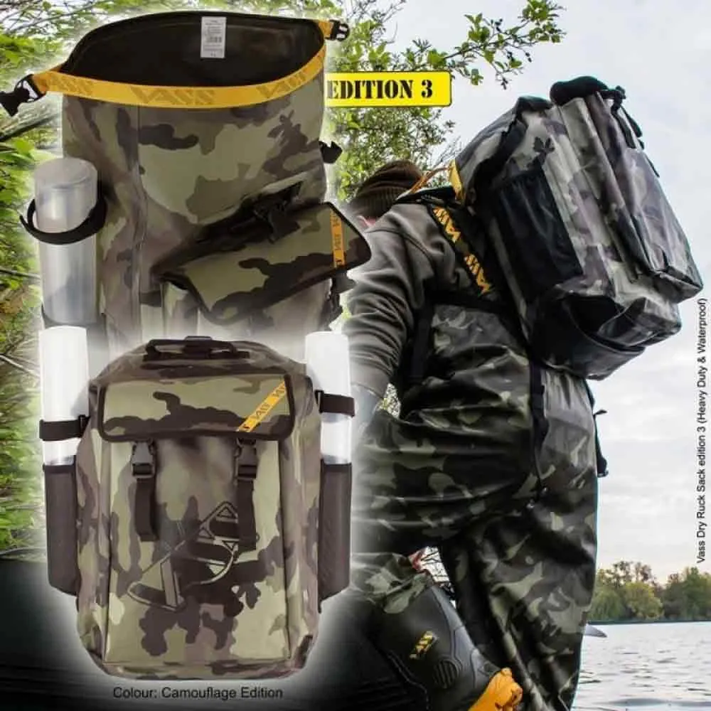 Купить Vass VG500-92/34/40 сухой мешок Edition 3 40L Зеленый  Camo 7ft.ru в интернет магазине Семь Футов