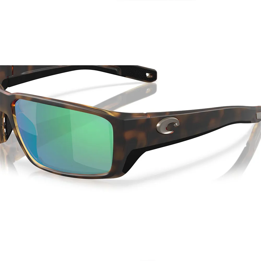 Купить Costa 06S9079-90791560 поляризованные солнцезащитные очки Fantail pro Matte Tortoise Green Mirror 580G/CAT3 7ft.ru в интернет магазине Семь Футов