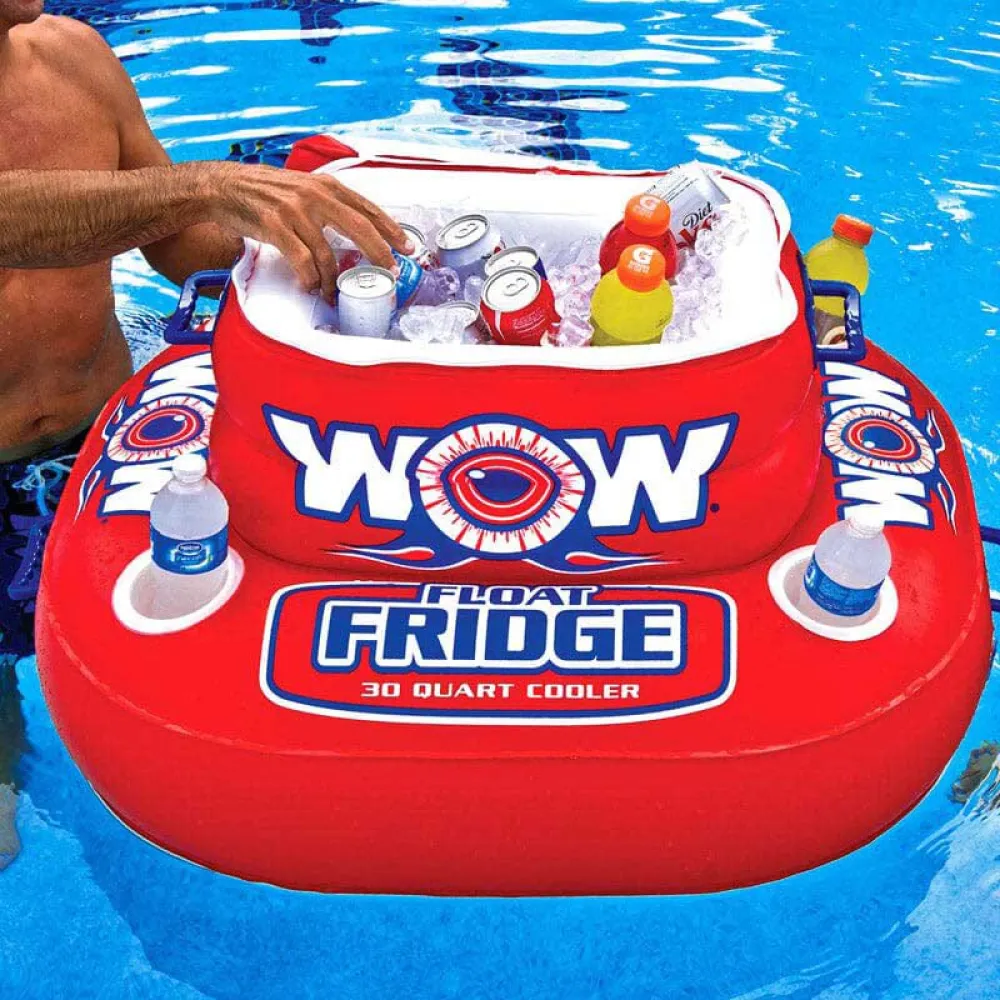 Купить Wow stuff 742-112000 буксируемая водная игрушка Fridge Красный Red 7ft.ru в интернет магазине Семь Футов