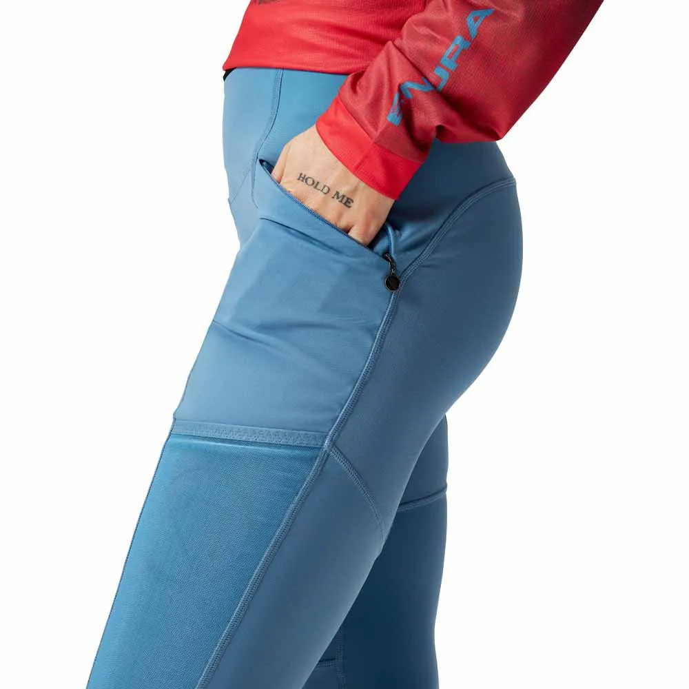 Купить Endura e8134sb/6 Термоштаны Single Track Blue Steel 30x25x2 XL 7ft.ru в интернет магазине Семь Футов