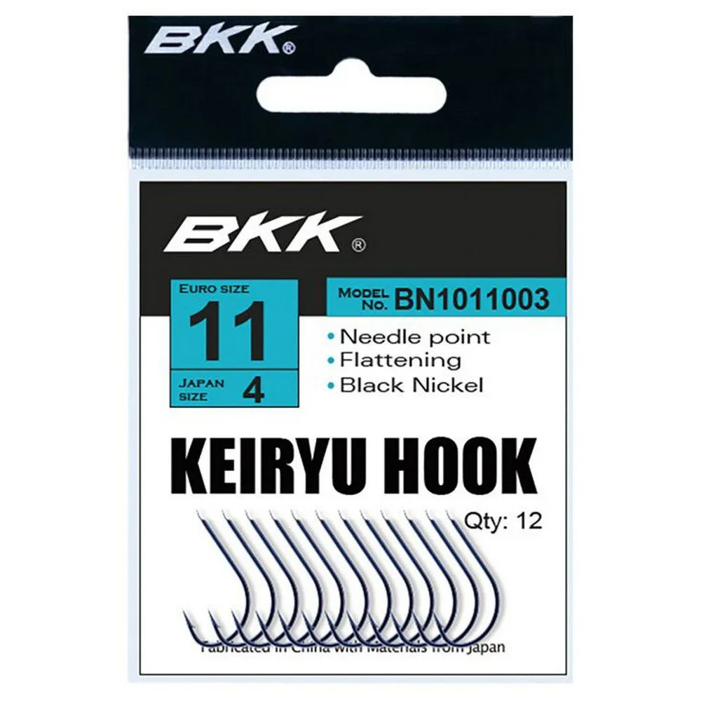 Купить BKK AKBK0118 Keiryu BN1011003 Зубчатый Крюк Черный Black Nickel 6 7ft.ru в интернет магазине Семь Футов