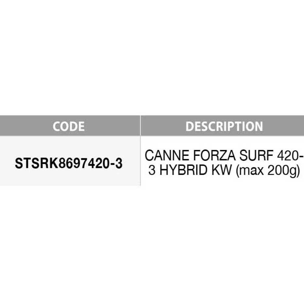 Купить Sunset STSRK8697420-3 Forza Hybrid KW Удочка Для Серфинга Grey 4.20 m 7ft.ru в интернет магазине Семь Футов