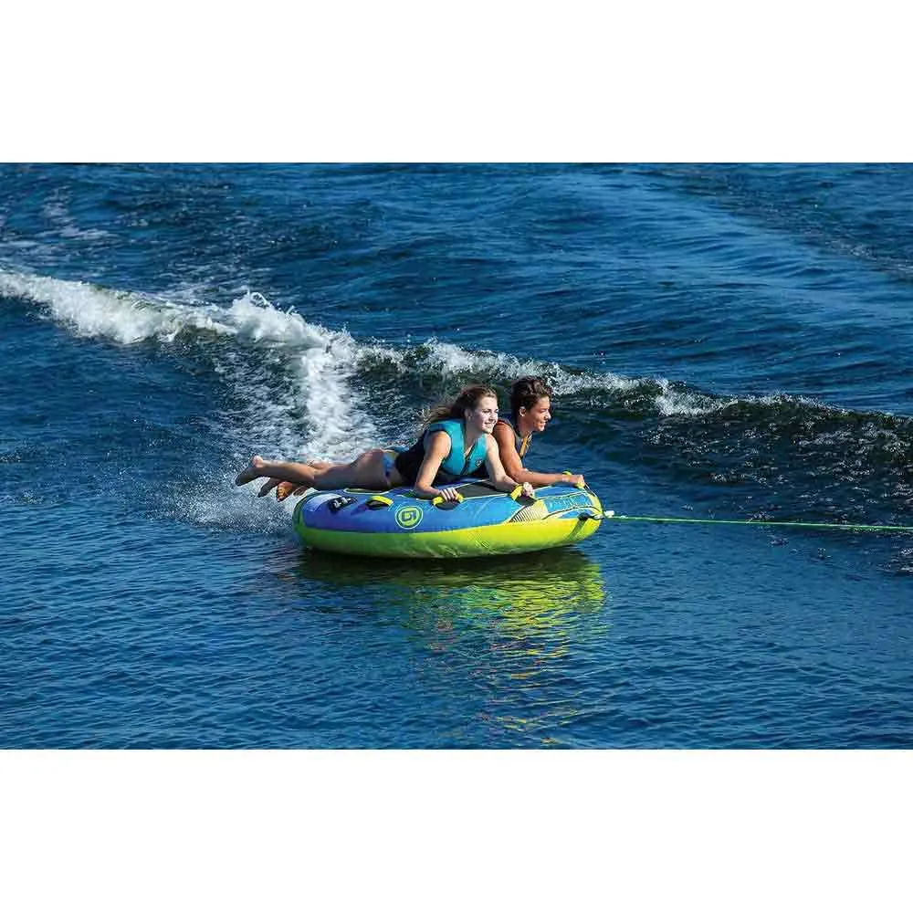 Купить Obrien ob2211505 буксируемая водная игрушка Super Screamer Blue / Green 50x50x20 2 Places 7ft.ru в интернет магазине Семь Футов