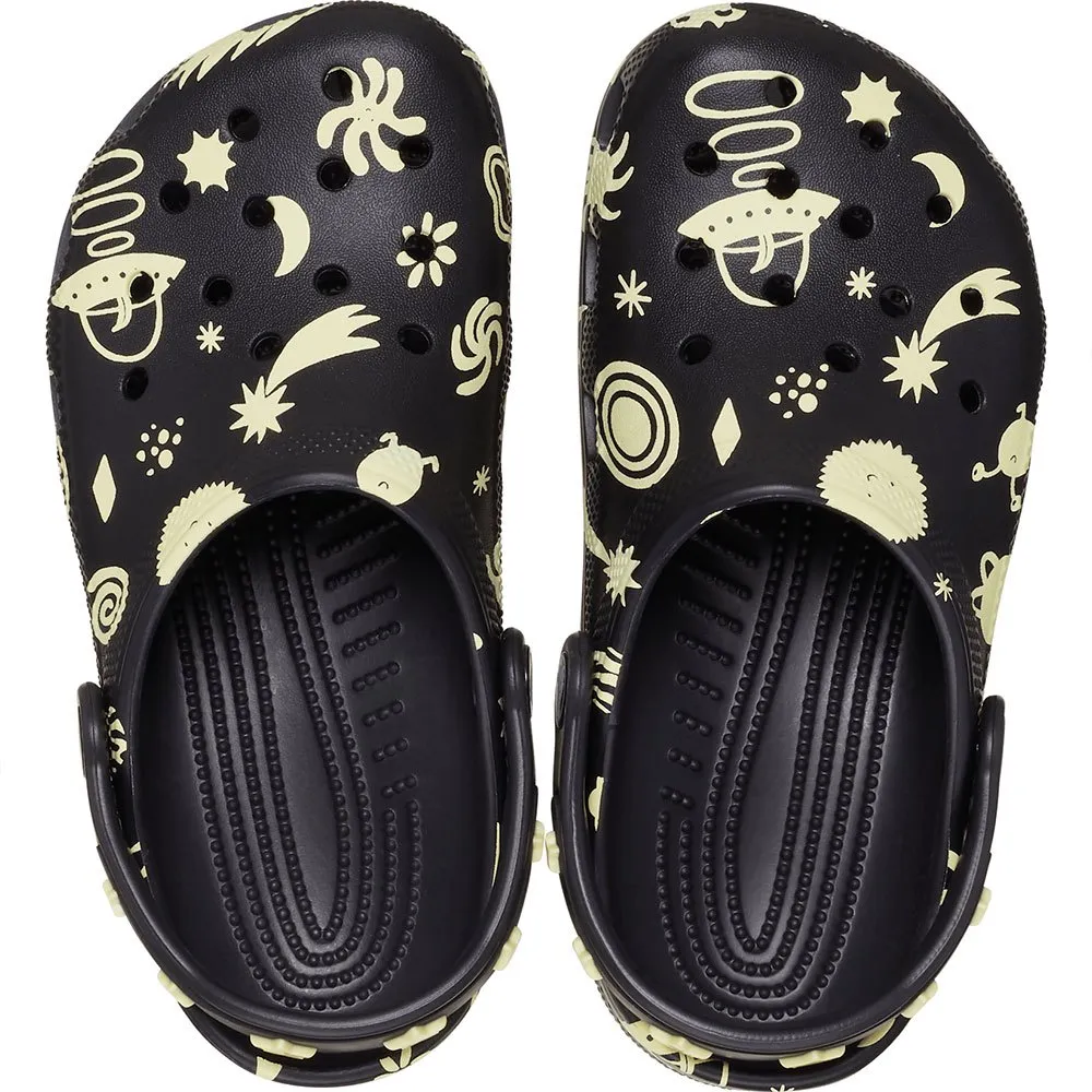 Купить Crocs 210358-001-c5 Деревянные башмаки Classic Glow Space Black 35x25x15 EU 20 7ft.ru в интернет магазине Семь Футов