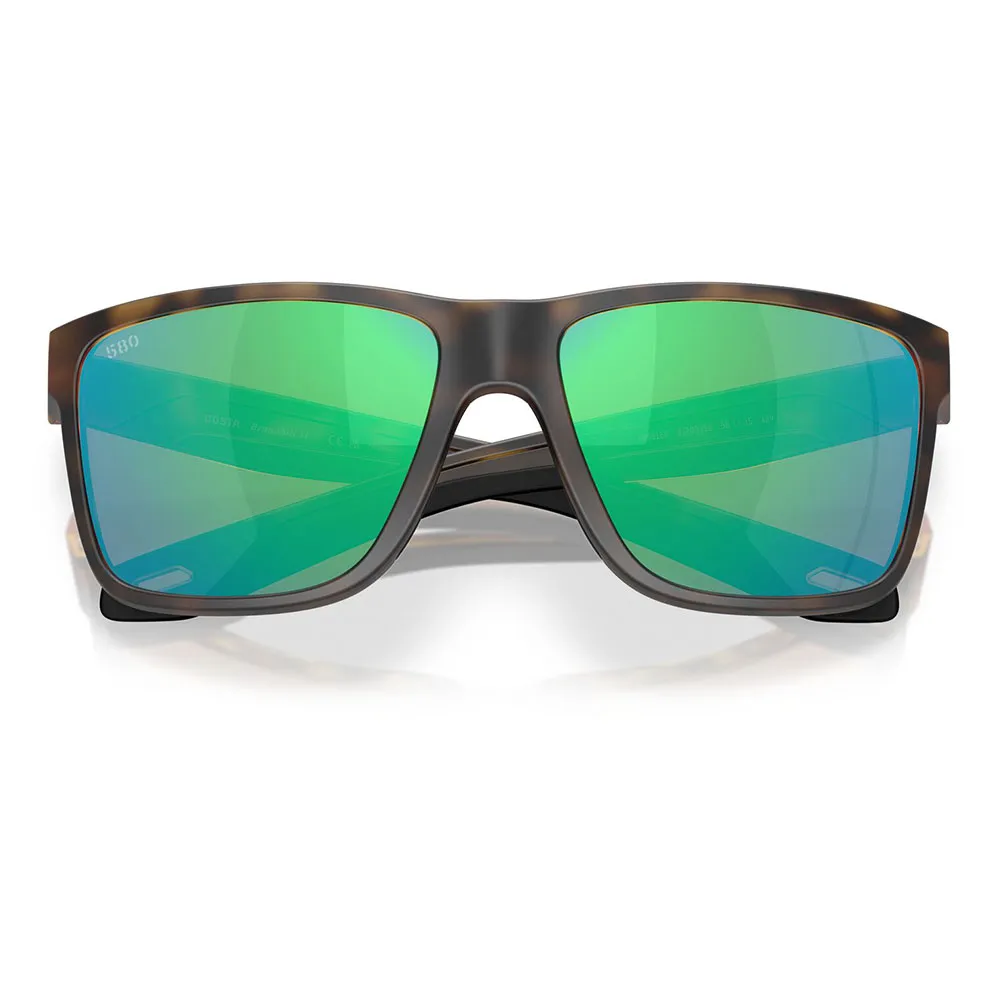 Купить Costa 06S9120-91200958 поляризованные солнцезащитные очки Broadbill ii Matte Tortoise 01 Green Mirror 580G/CAT3 7ft.ru в интернет магазине Семь Футов