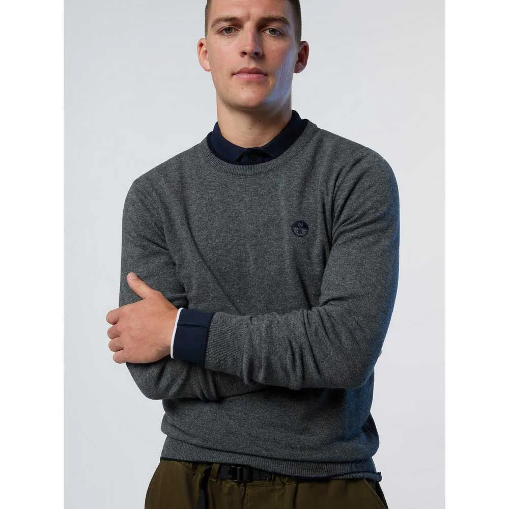 Купить North sails 699775-0928-m Свитер 12GG 699775 Medium Grey Melange 35x25x15 7ft.ru в интернет магазине Семь Футов